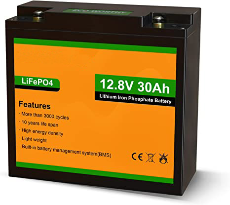 lifepo4 lithium-ion battery 12.8V 25A
